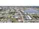 Aerial view of roads, businesses and community at 2053 Rio De Janeiro Ave, Punta Gorda, FL 33983