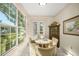 Charming kitchen nook with table and chairs, perfect for casual dining at 227 Saint James Park, Osprey, FL 34229