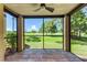 Screened porch overlooking a golf course at 2400 Feather Sound Dr # 215, Clearwater, FL 33762