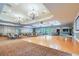 Large clubhouse with hardwood floor, perfect for events at 314 Mystic Falls Dr, Apollo Beach, FL 33572