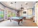 Community game room featuring two billiard tables at 314 Mystic Falls Dr, Apollo Beach, FL 33572