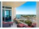 Spacious balcony boasting stunning water views at 340 S Palm Ave # 45, Sarasota, FL 34236