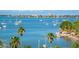 Beautiful view of the bay with many boats at 340 S Palm Ave # 45, Sarasota, FL 34236