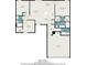 1159 sq ft floor plan showcasing two bedrooms, two bathrooms, and an open living area at 3623 Giblin Dr, North Port, FL 34286