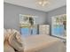 Bright bedroom with water views and comfortable bedding at 3715 45Th W Ter # 108, Bradenton, FL 34210