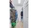 Spacious walk-in closet with ample hanging space and shelving at 3766 82Nd Avenue E Cir # 106, Sarasota, FL 34243