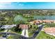 Aerial view highlighting home's waterfront location at 3803 Wilshire W Cir # 37, Sarasota, FL 34238