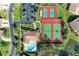 Well-maintained tennis courts and nearby pool at 3803 Wilshire W Cir # 37, Sarasota, FL 34238