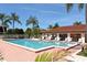 Community pool with a covered patio area at 3875 59Th W Ave # 3875, Bradenton, FL 34210