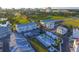 Aerial view of community and surrounding landscape at 407 Gowdy Rd, Sarasota, FL 34237