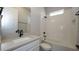 Bathroom with tub, shower, and modern vanity at 407 Gowdy Rd, Sarasota, FL 34237