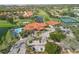 Aerial view of community clubhouse and amenities at 4221 Augusta E Ter, Bradenton, FL 34203