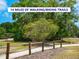 14 miles of walking/biking trails with wooden fence at 4372 Woodmans Chart # 143, Sarasota, FL 34235