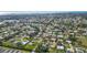 Wide aerial view showing home's location in a residential neighborhood at 462 Rubens E Dr, Nokomis, FL 34275