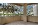 Enjoy the view from this screened balcony, perfect for relaxing outdoors at 5180 Northridge Rd # 101, Sarasota, FL 34238