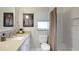 Bathroom with a toilet, bathtub and shower at 5425 Skyline Pl, Sarasota, FL 34232