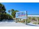 Siesta Beach sign at the entrance to the beach at 5552 Eagle Creek Rd, Sarasota, FL 34238