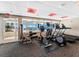 Well-equipped fitness center with ocean views at 603 Longboat Club Rd # 1102N, Longboat Key, FL 34228