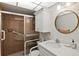 Accessible bathroom with walk-in shower and grab bars at 6131 Heritage Ln # 6131, Bradenton, FL 34209