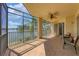 Spacious screened balcony with lake view at 6310 Watercrest Way # 201, Lakewood Ranch, FL 34202