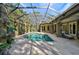 Expansive pool and patio area with lush landscaping at 662 Fernwalk Ln, Osprey, FL 34229