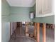 Unfinished kitchen, showing plumbing and electrical at 713 Saint Judes S Dr # 2, Longboat Key, FL 34228