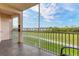 Spacious balcony with golf course views at 9630 Club South Cir # 6207, Sarasota, FL 34238