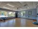 Yoga studio with hardwood floors and plenty of space at 9630 Club South Cir # 6207, Sarasota, FL 34238