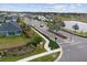 Aerial view of Riverfield community entrance and landscaping at 11771 Richmond Trl, Parrish, FL 34219