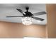 Modern ceiling fan with crystal accents at 11771 Richmond Trl, Parrish, FL 34219