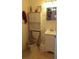 Clean bathroom with toilet, sink, and vanity at 12 Desoto E St, Bradenton, FL 34208