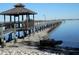 Long pier with gazebo extending into calm water at 12 Desoto E St, Bradenton, FL 34208