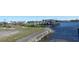 Concrete seawall provides access to the water at 12 Desoto E St, Bradenton, FL 34208