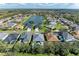 Community overview with lake and various homes at 12219 23Rd E St, Parrish, FL 34219