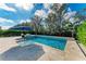 Inviting pool and spa with ample patio space at 12219 23Rd E St, Parrish, FL 34219