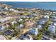 Aerial view of residential area near the ocean at 128 51St St # A, Holmes Beach, FL 34217