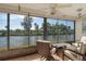 Peaceful screened patio overlooking a tranquil canal at 1783 Lake Pl # 1783B, Venice, FL 34293