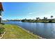 Scenic water view with lush landscaping at 1783 Lake Pl # 1783B, Venice, FL 34293