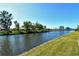 Serene canal view from the backyard at 1783 Lake Pl # 1783B, Venice, FL 34293