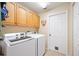 Convenient laundry room with washer and dryer at 1817 New London St, North Port, FL 34288