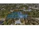 Aerial view showing house and property lines at 22490 Madelyn Ave, Port Charlotte, FL 33954