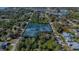 Aerial view showing house location, lot size, and neighborhood at 22490 Madelyn Ave, Port Charlotte, FL 33954