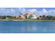 Picturesque clubhouse view over the lake at 32 Bayhead Ln, Osprey, FL 34229