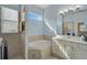 Spa-like bathroom with soaking tub and separate shower at 3312 92Nd E Ave, Parrish, FL 34219