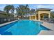 Community pool with lounge chairs and gazebo at 3312 92Nd E Ave, Parrish, FL 34219