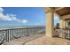 Breathtaking ocean view from a spacious balcony at 3625 Casey Key Rd, Nokomis, FL 34275