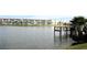 Private dock offering serene lake access at 3682 Lake Bayshore Dr # K402, Bradenton, FL 34205