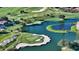 Aerial view of the golf course at 4201 Palacio Dr, Sarasota, FL 34238