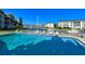 Relaxing community pool overlooking the marina and canal at 4310 Falmouth Dr # A104, Longboat Key, FL 34228