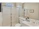 Small bathroom with shower and single vanity at 4838 88Th E St, Bradenton, FL 34211